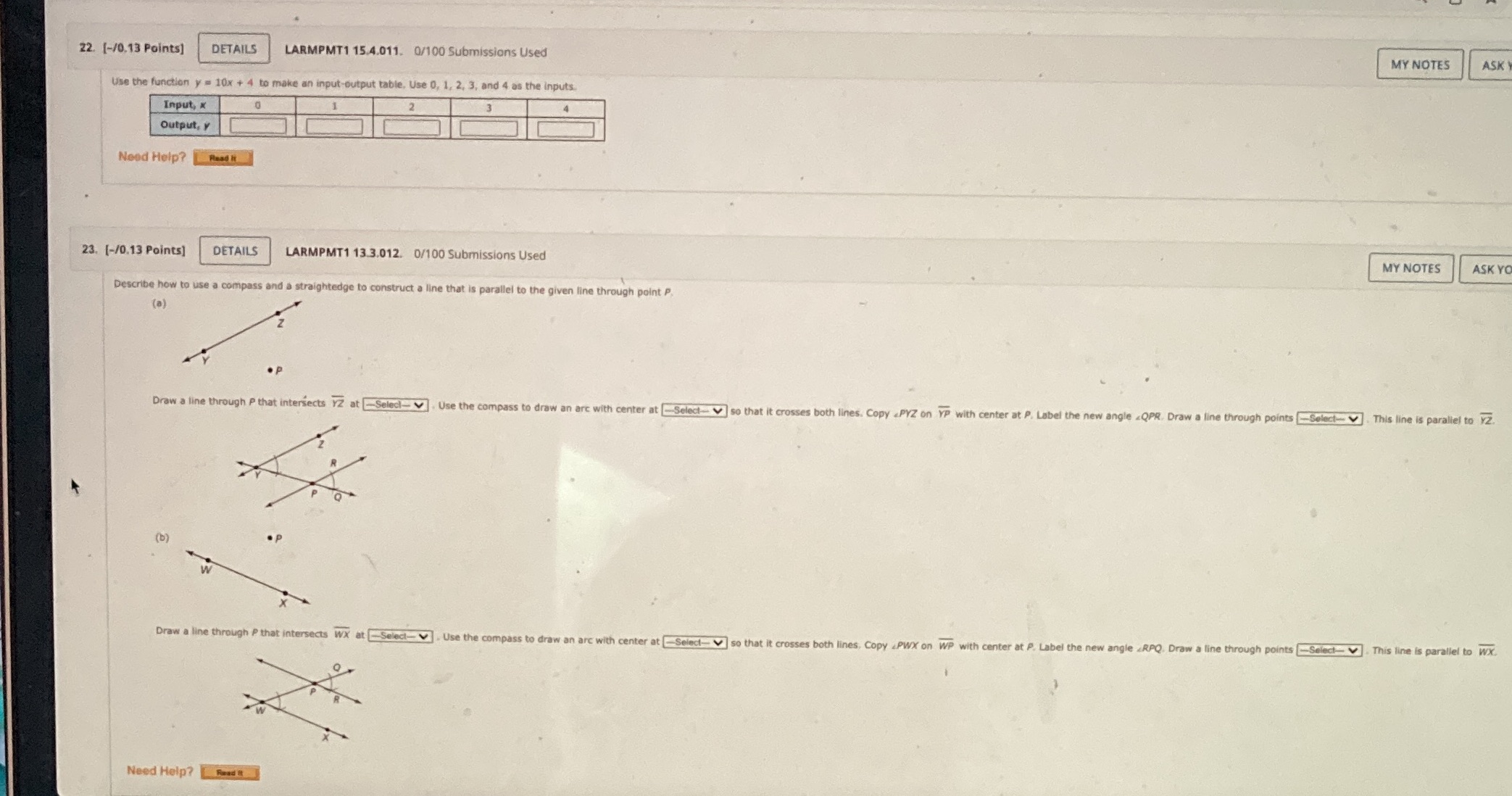 22. [-/0.13 Points] DETAILS LARMPMT1 15.4.011.