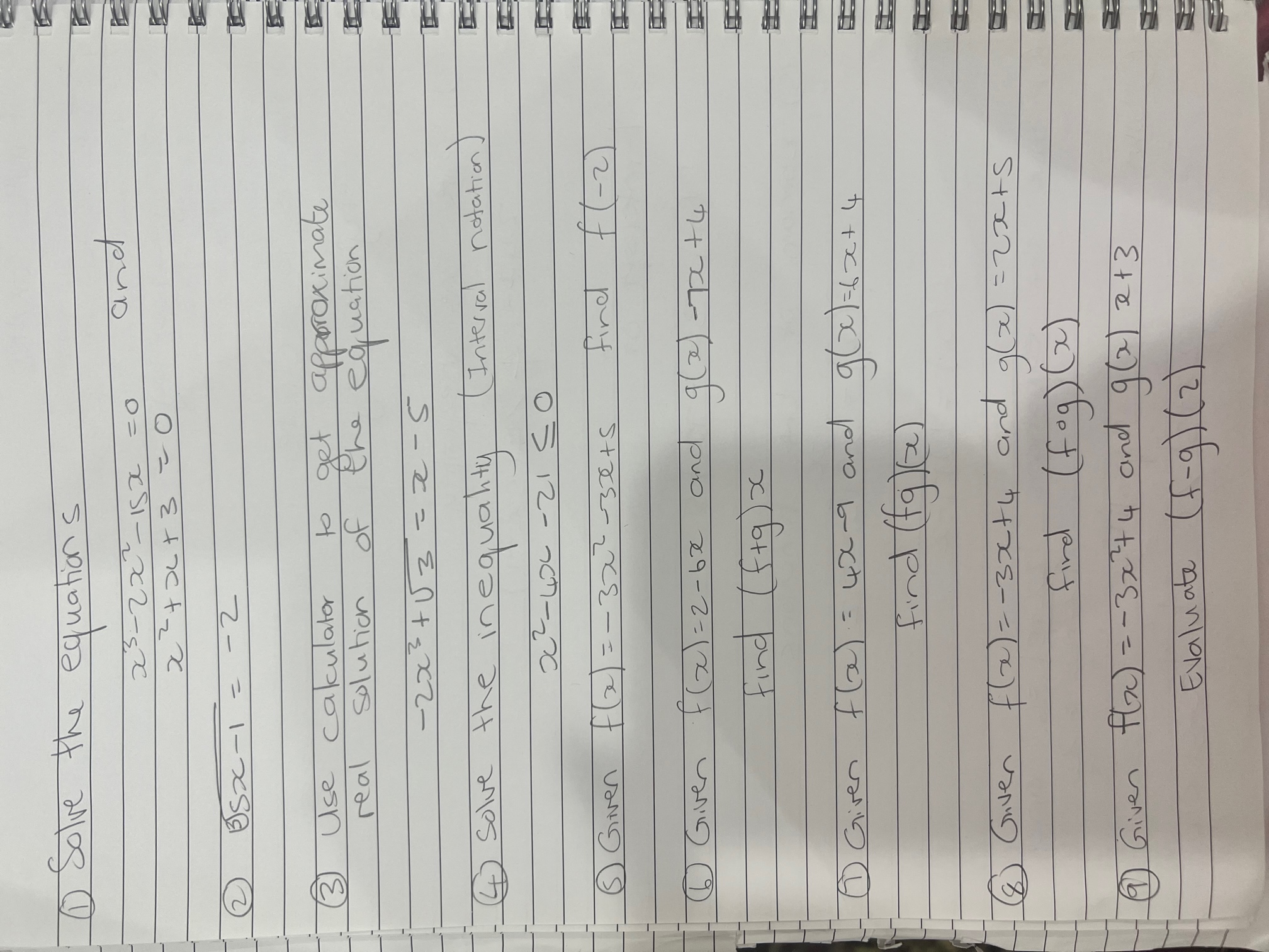 D solve the equations and 2 3 ) Sx - 1 = - 2 3)