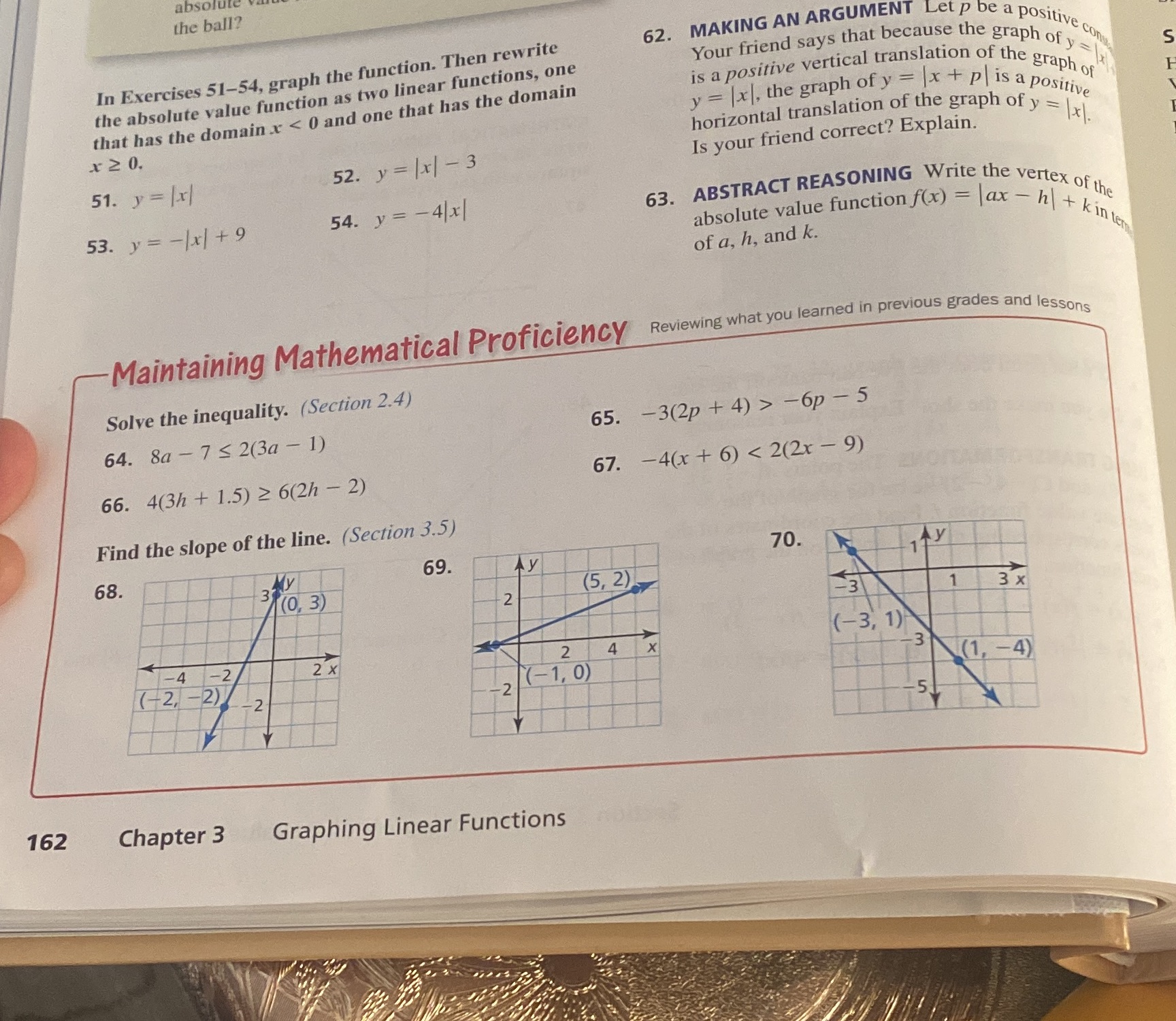 64-70 please help absolute the ball? In Exercises