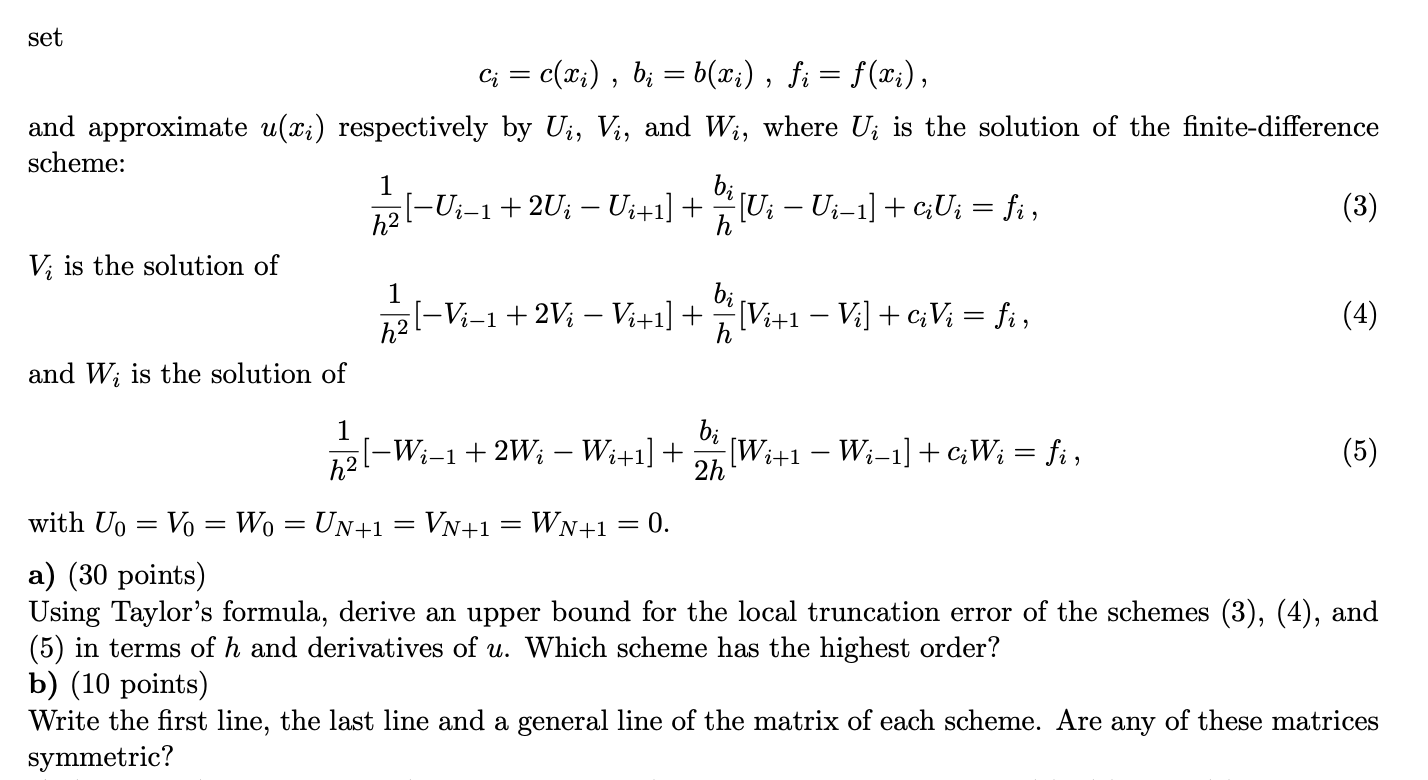 We consider the following problem: Find u such