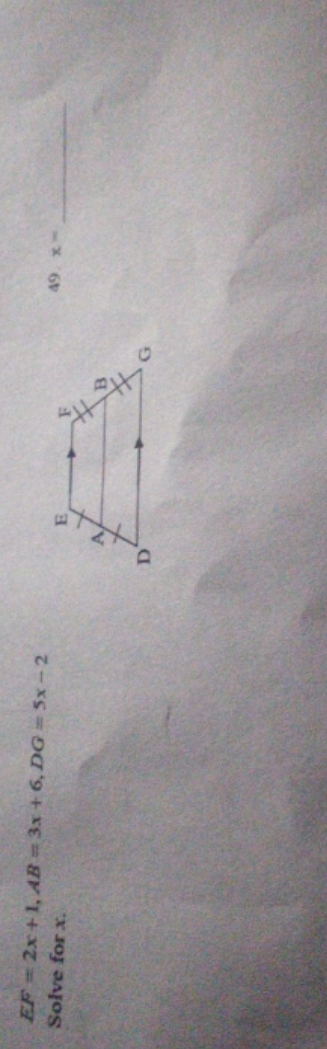pls help asap solving for x \f