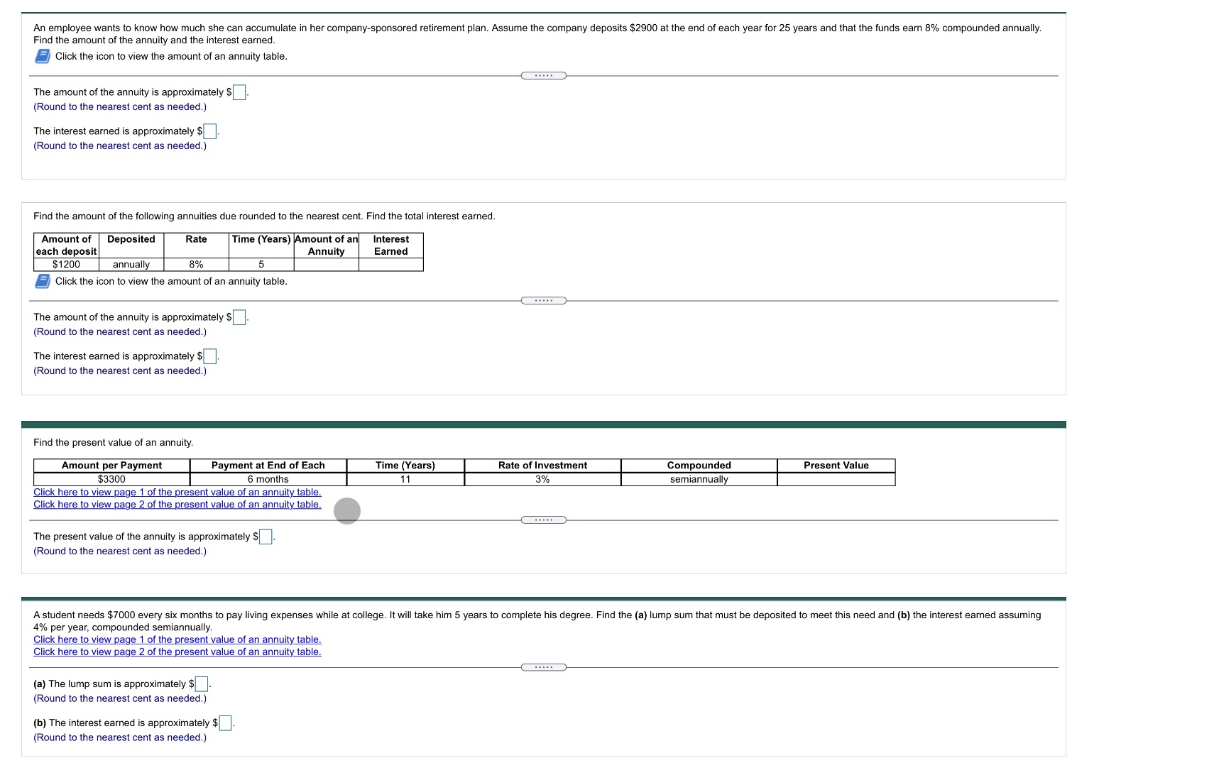 An employee wants to know how much she can