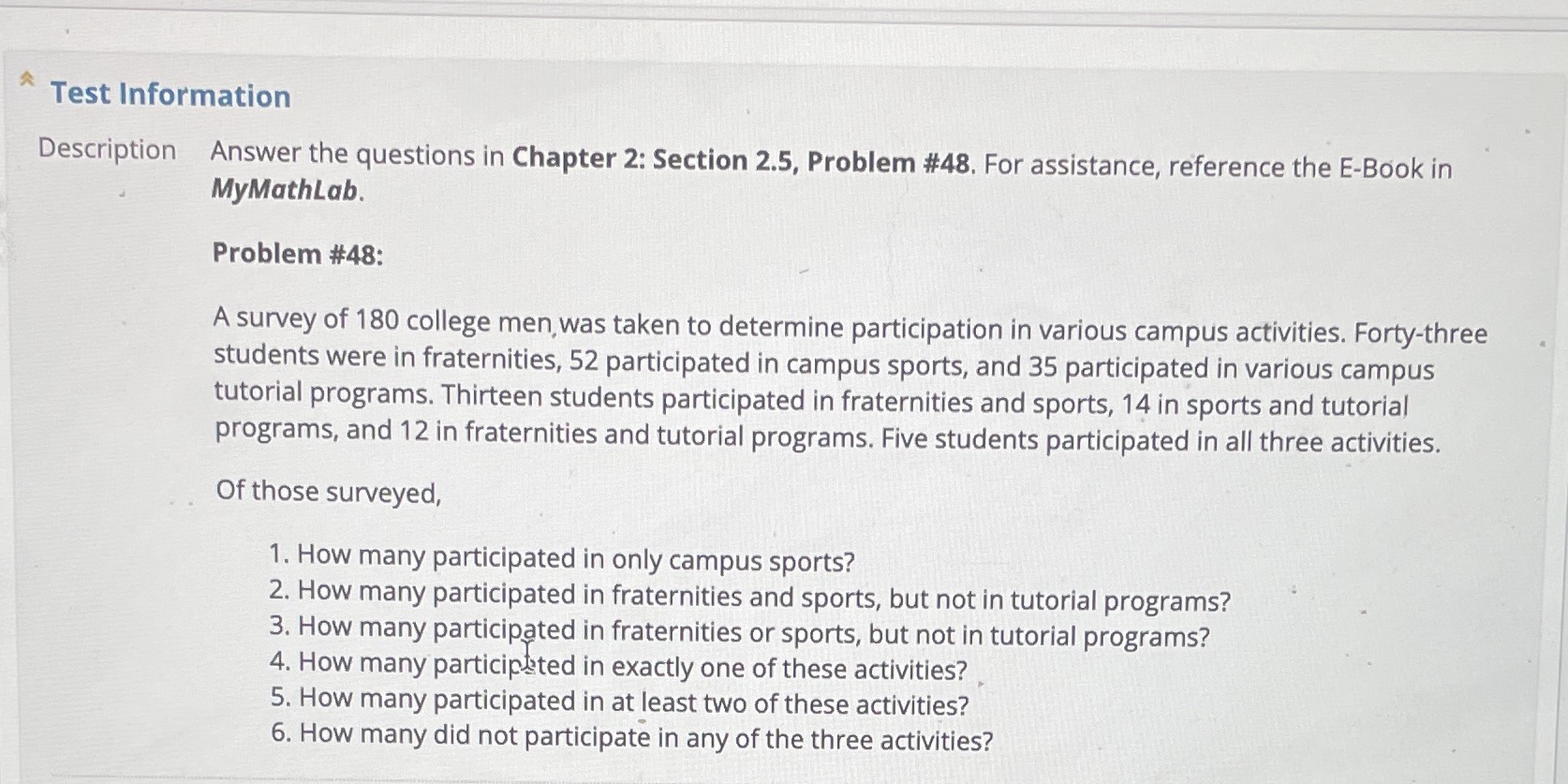 What are the answers please help! Test