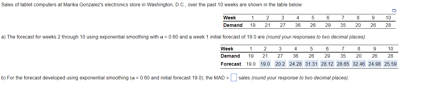 steps and explanations 1. Sales of tablet