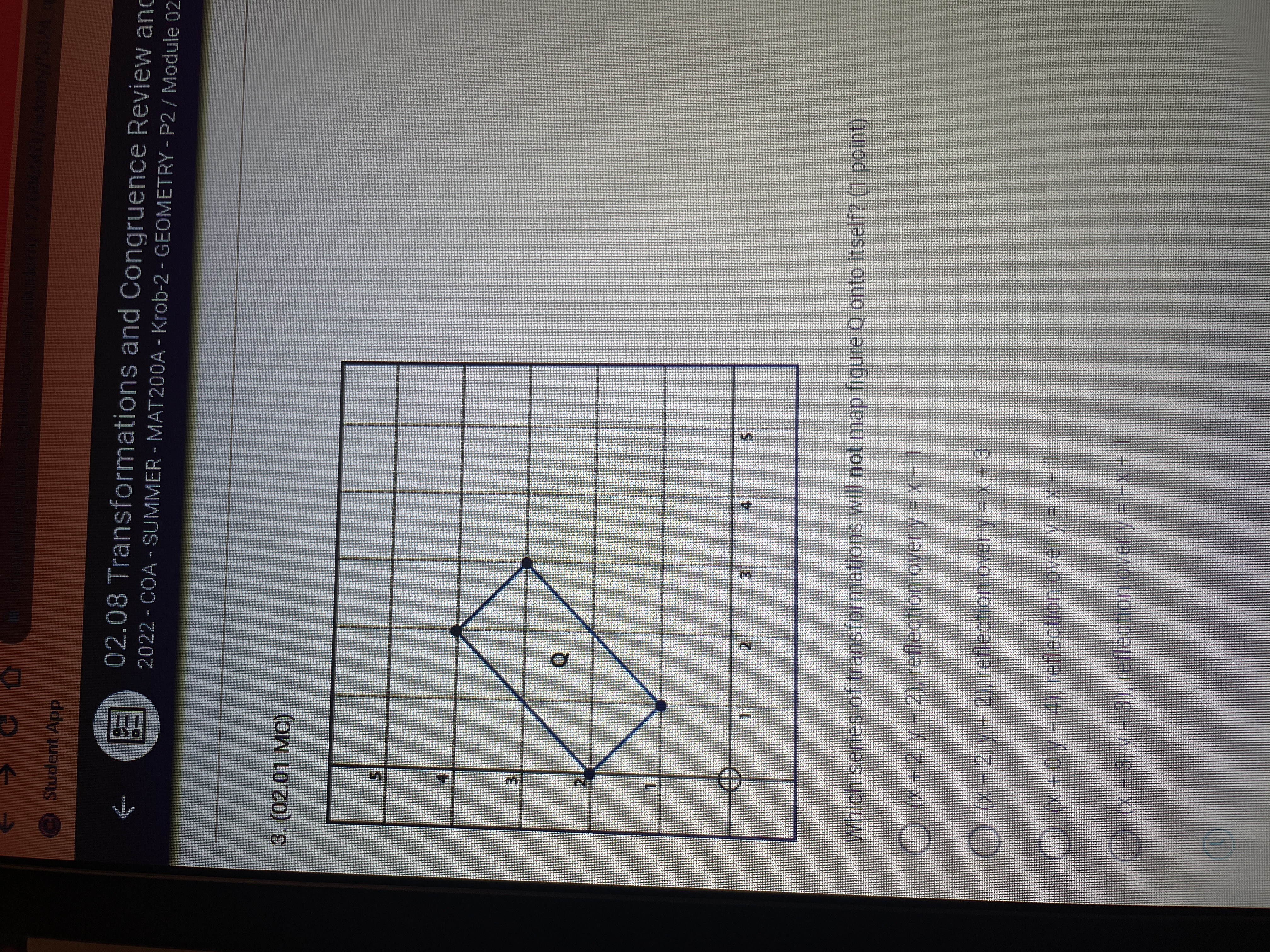 Student 02.08 Transformations and Congruence