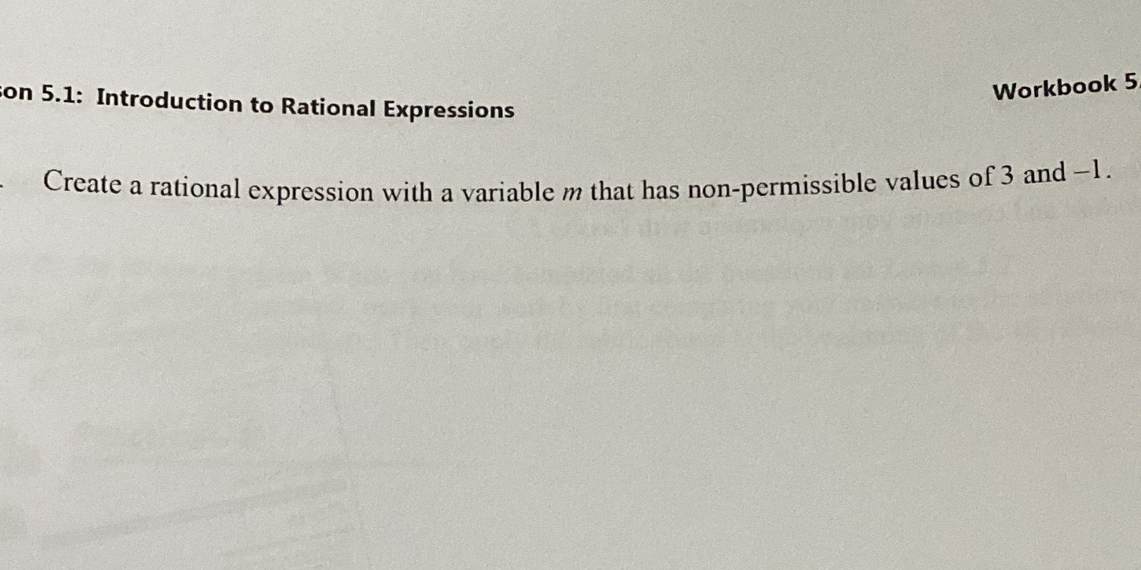 on 5.1: Introduction to Rational Expressions