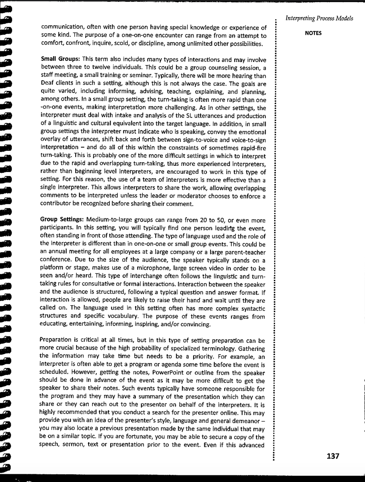 So you want to be and Interpreter? An