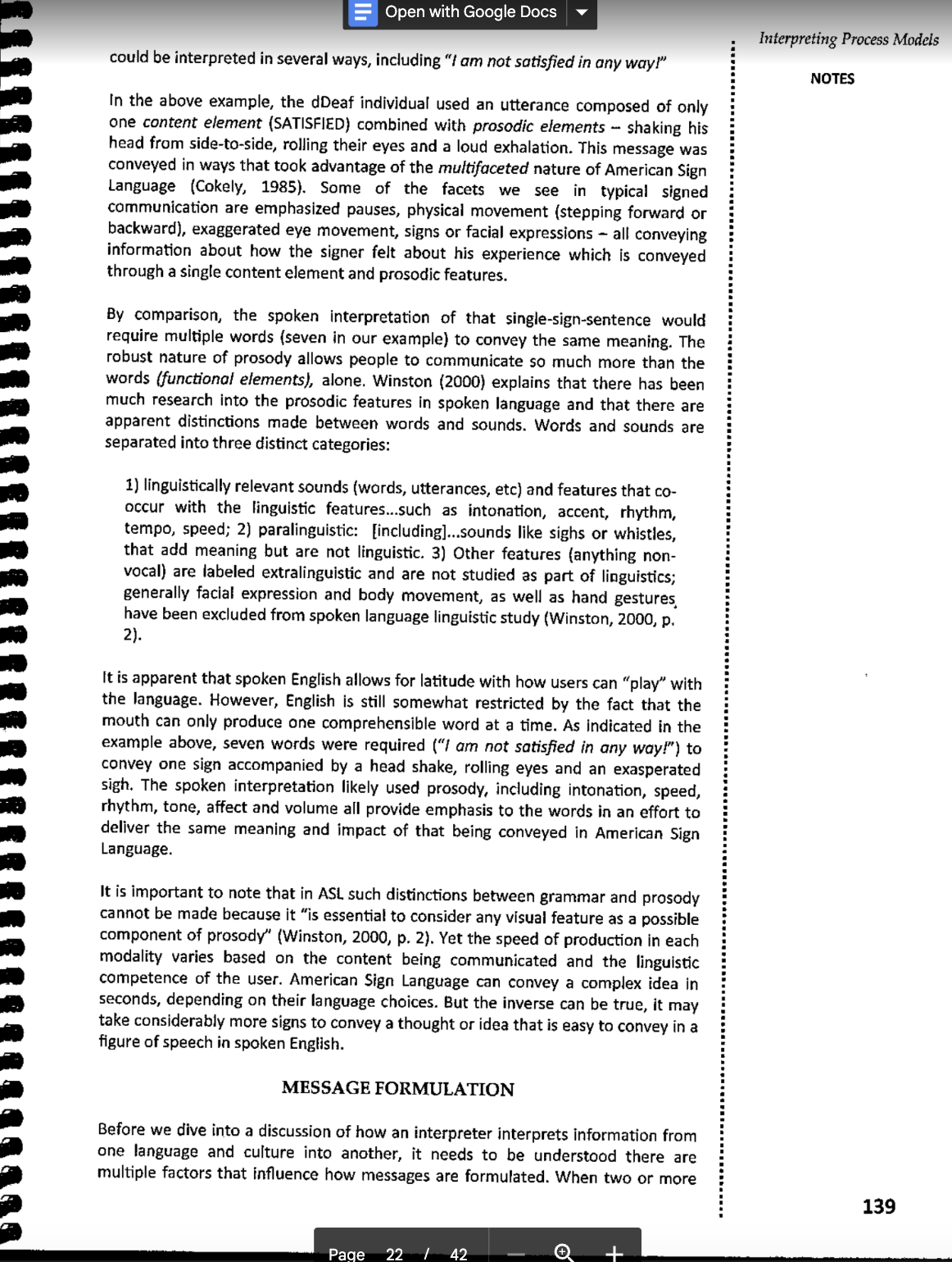 So you want to be and Interpreter? An