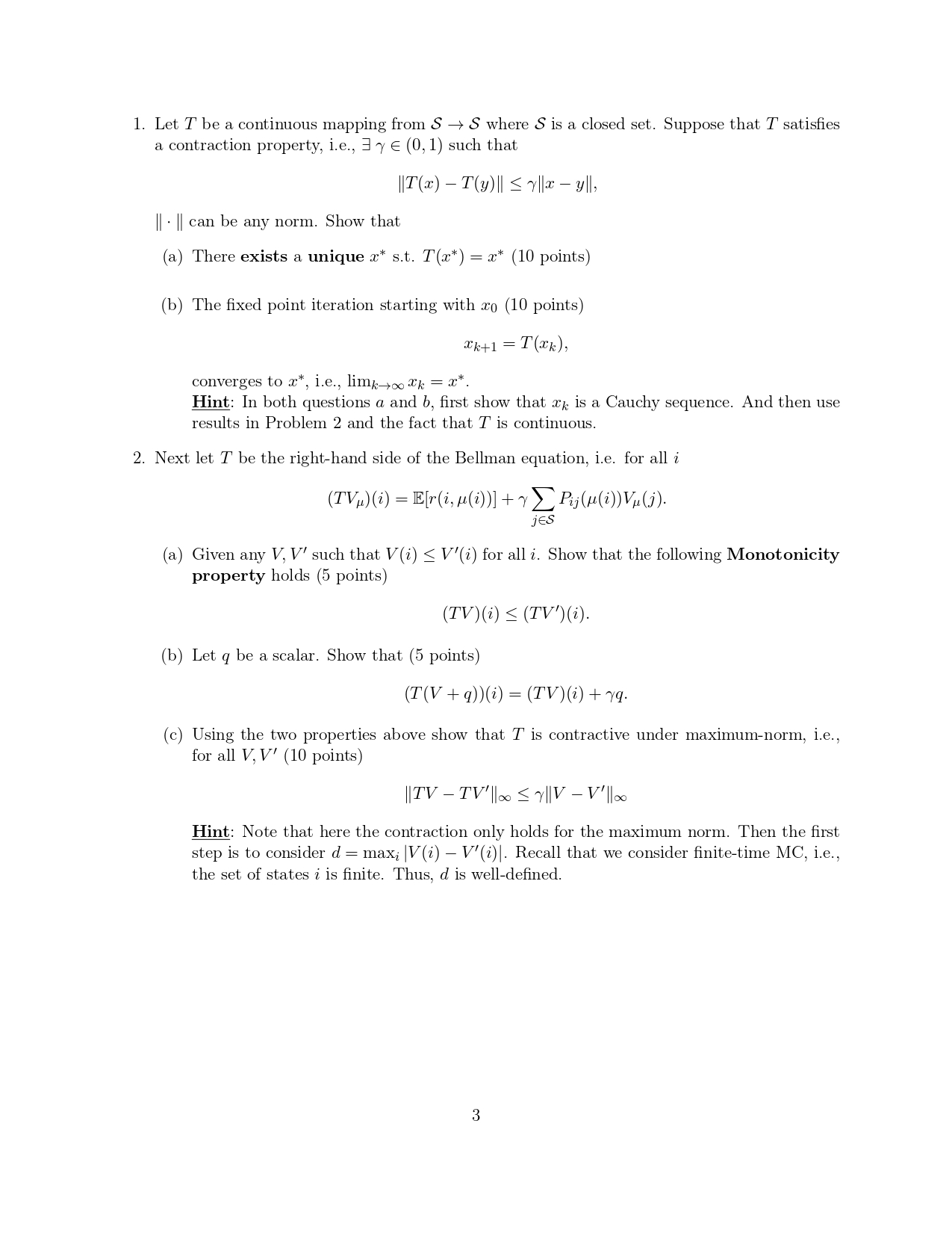 4. Show that if a Cauchy sequence of real numbers