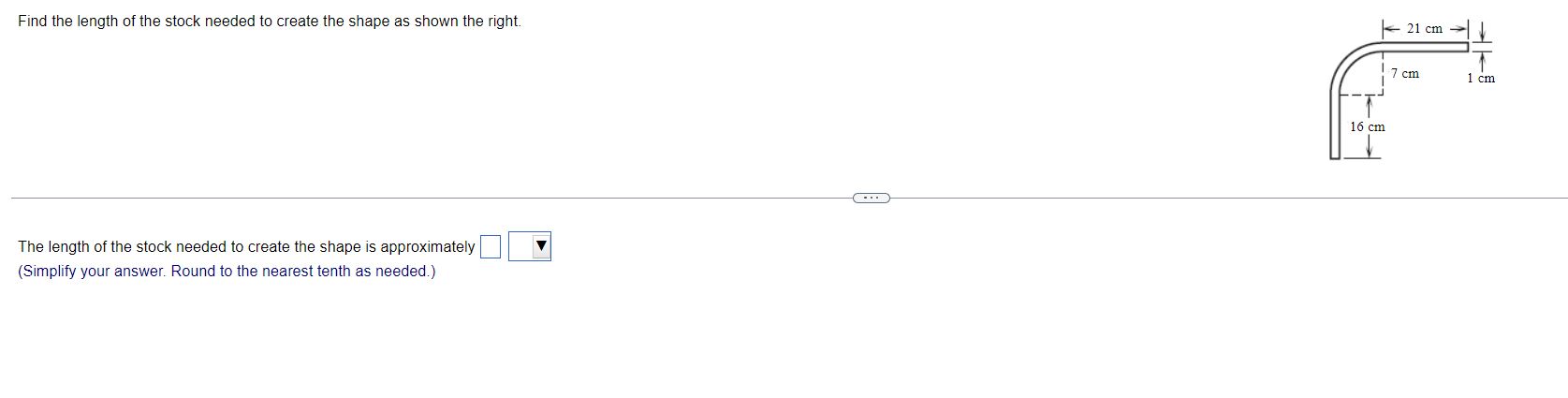 Find the total outside surface area of the solid
