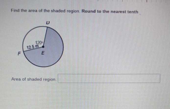 find the area of the shaded region ? Find the