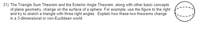 21) The Triangle Sum Theorem and the Exterior