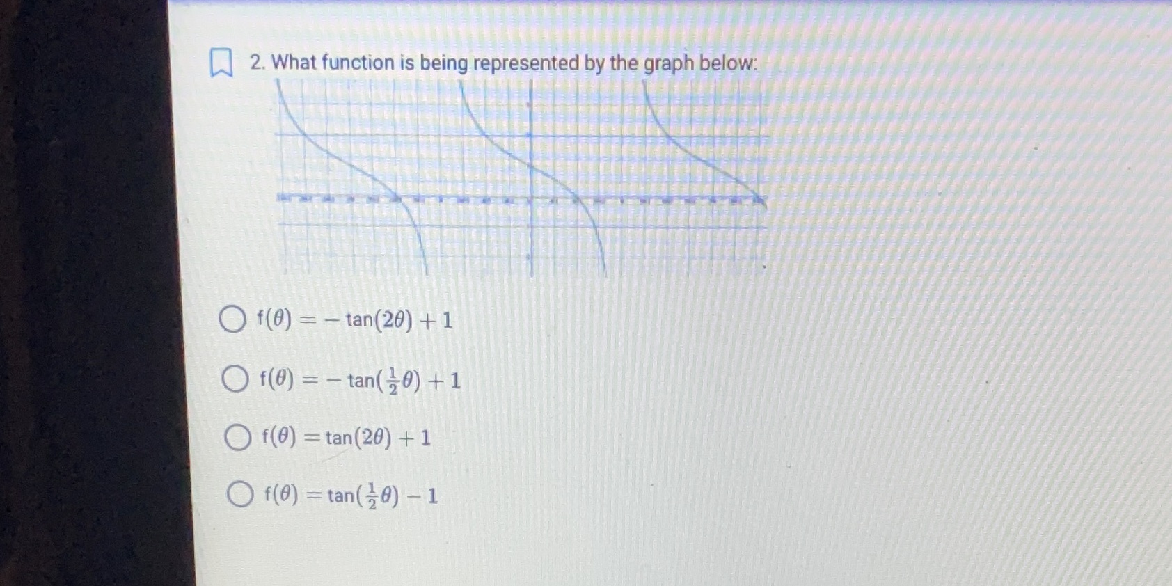 2. What function is being represented by the