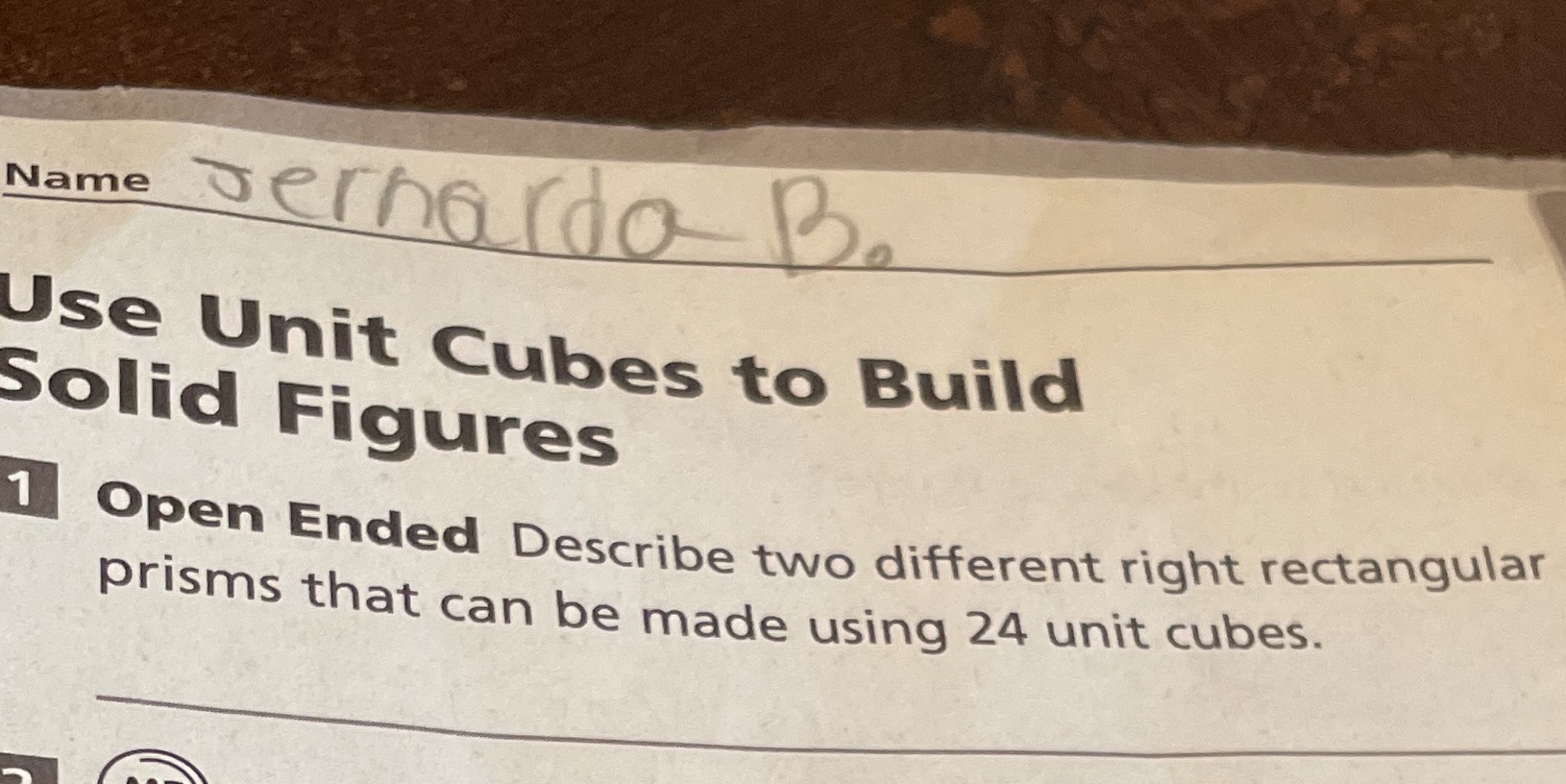 Describe two differentPrisms that can be made