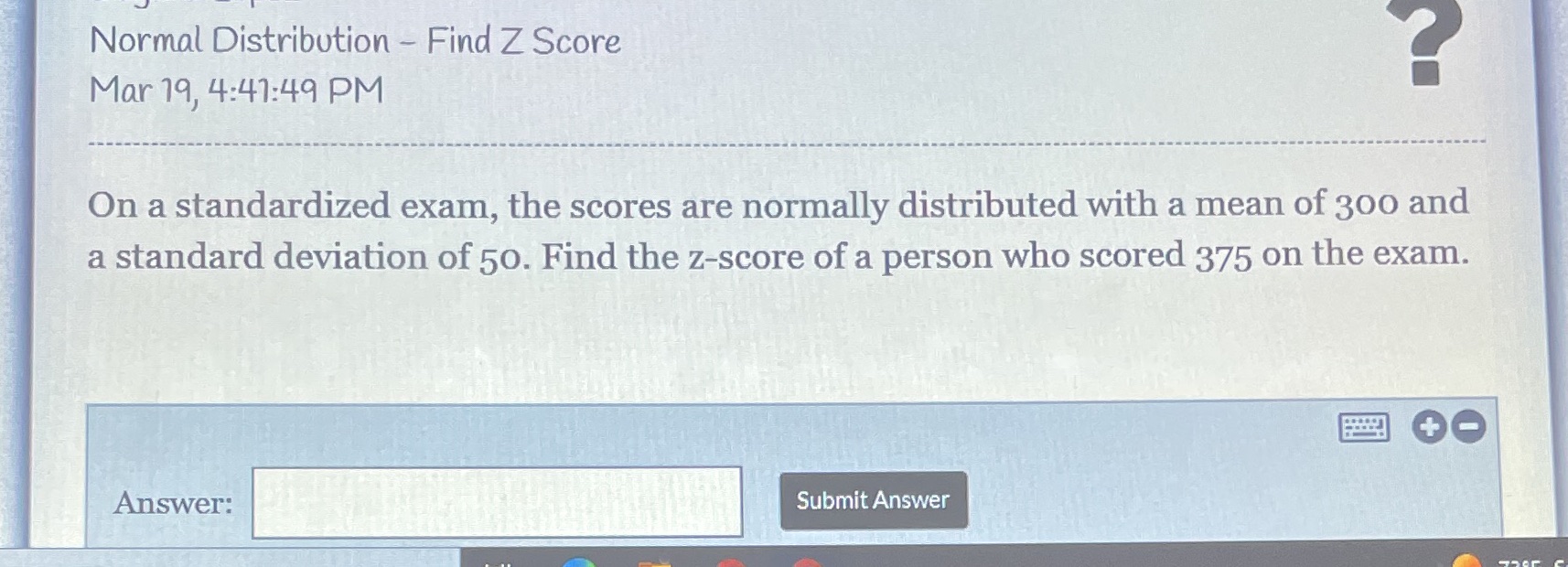 How to solve this Normal Distribution - Find Z