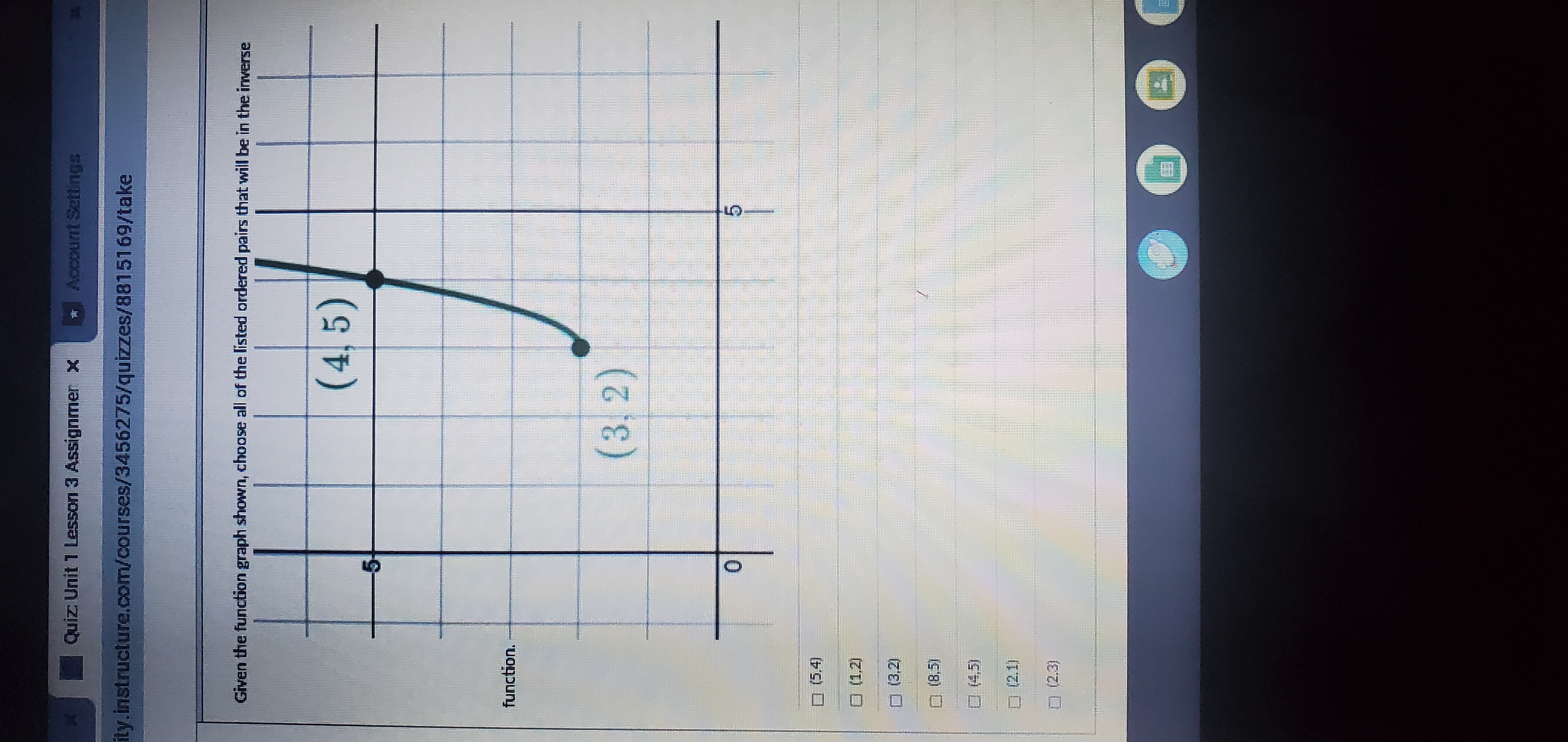 1. Quiz: Unit 1 Lesson 3 Assignmer x " Account