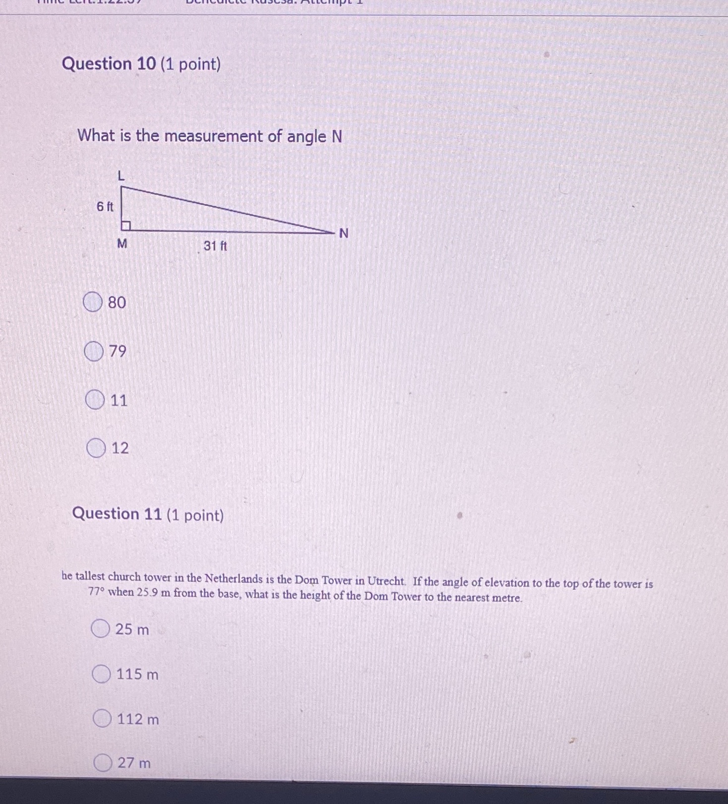 Which of these are the correct answers to both?