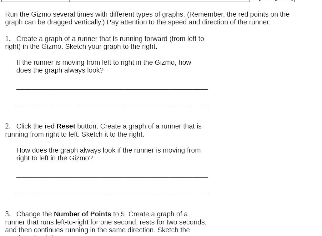 Run the Gizmo several times with different types