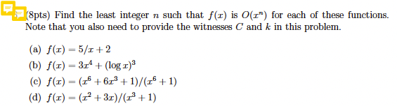 I have questions about Big-O notation. I think I