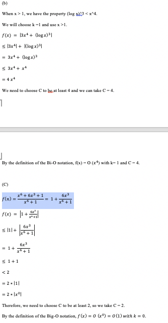 I have questions about Big-O notation. I think I