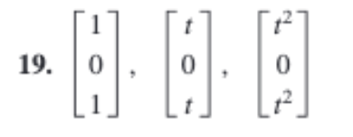 In Problems 13-19, determine whether the given