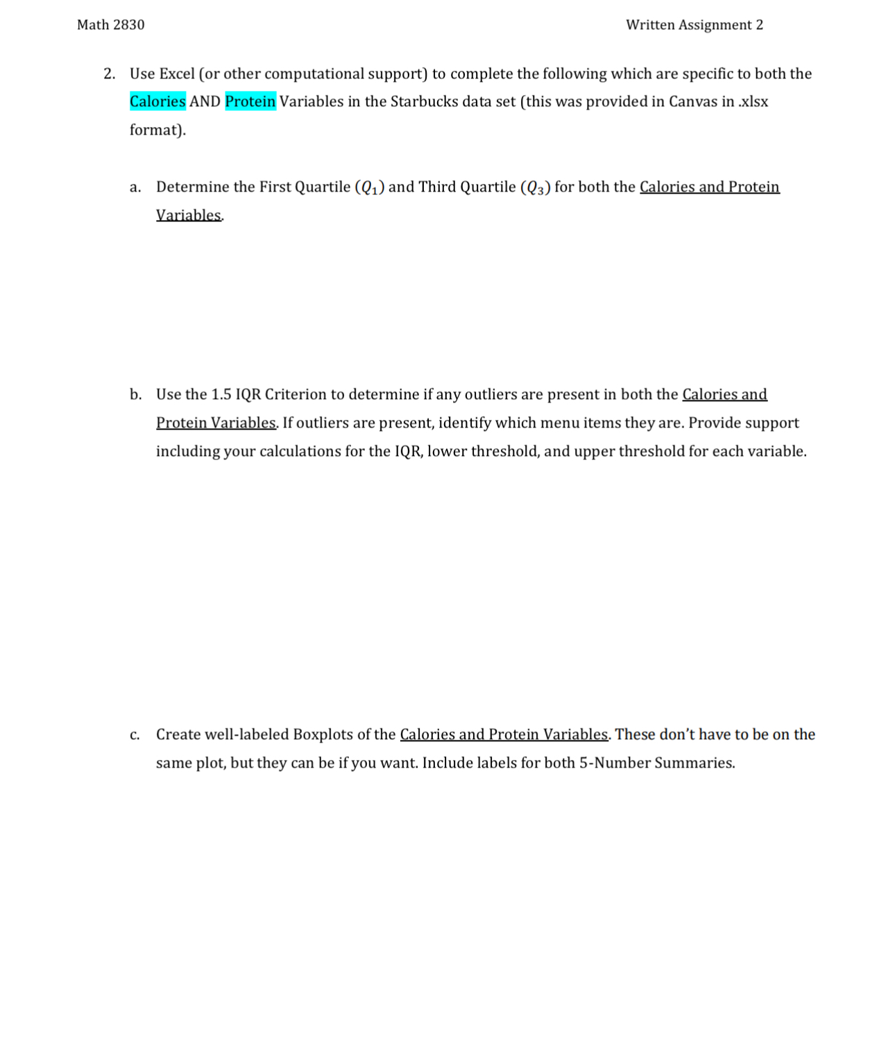 please answer the following questions using the