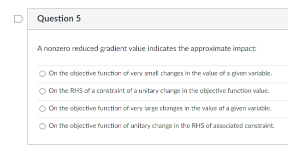 D Question 1 The main difference between LP and