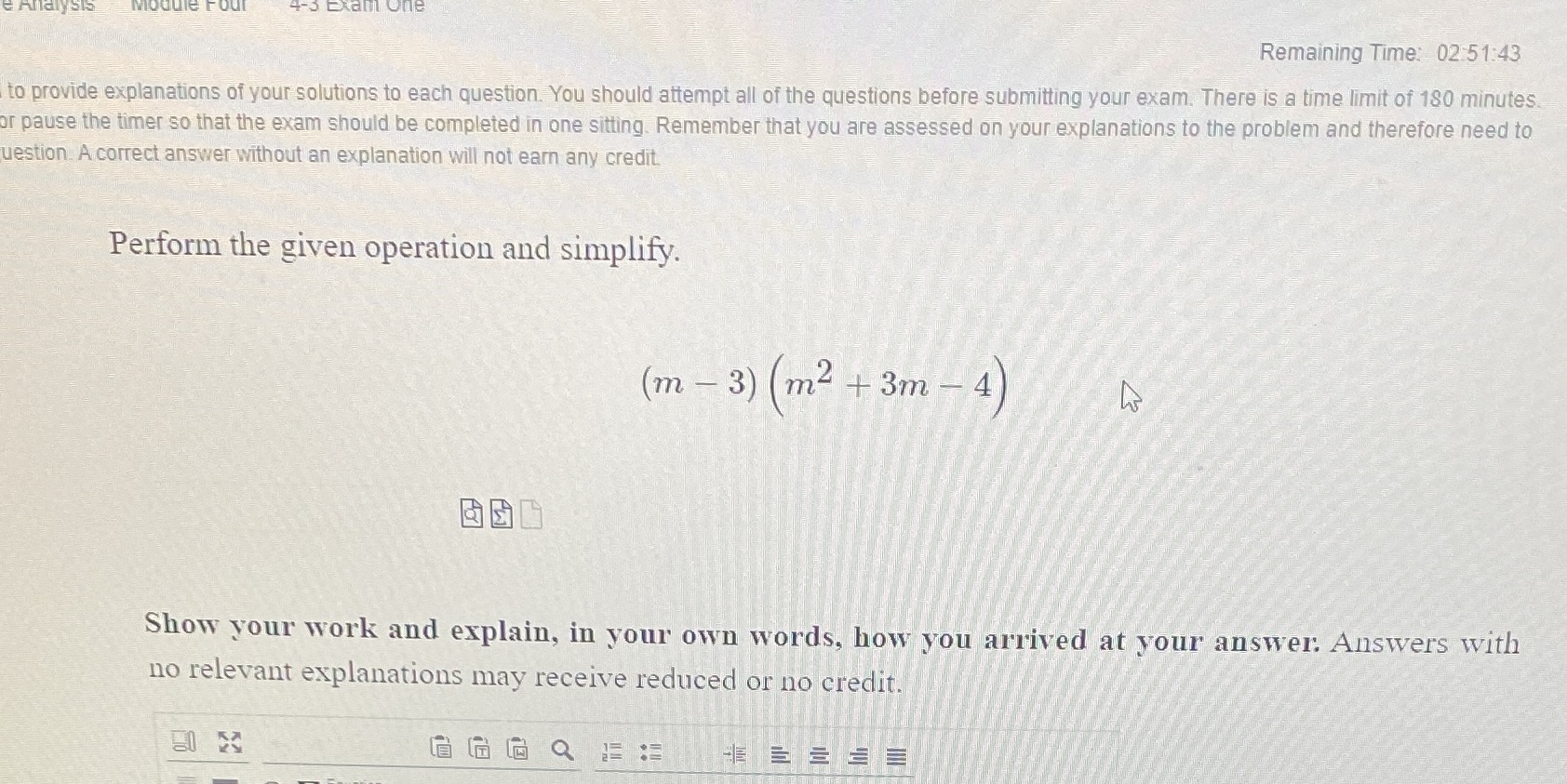One Remaining Time: 02:51:43 to provide