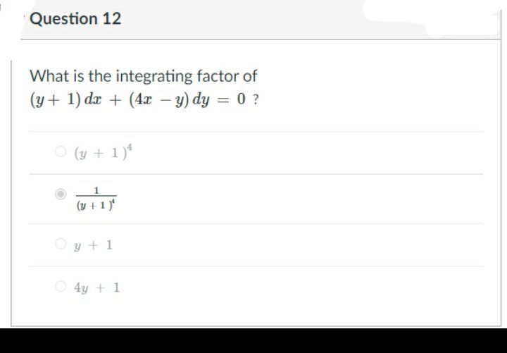 Choose the correct answer of the ff Question 12