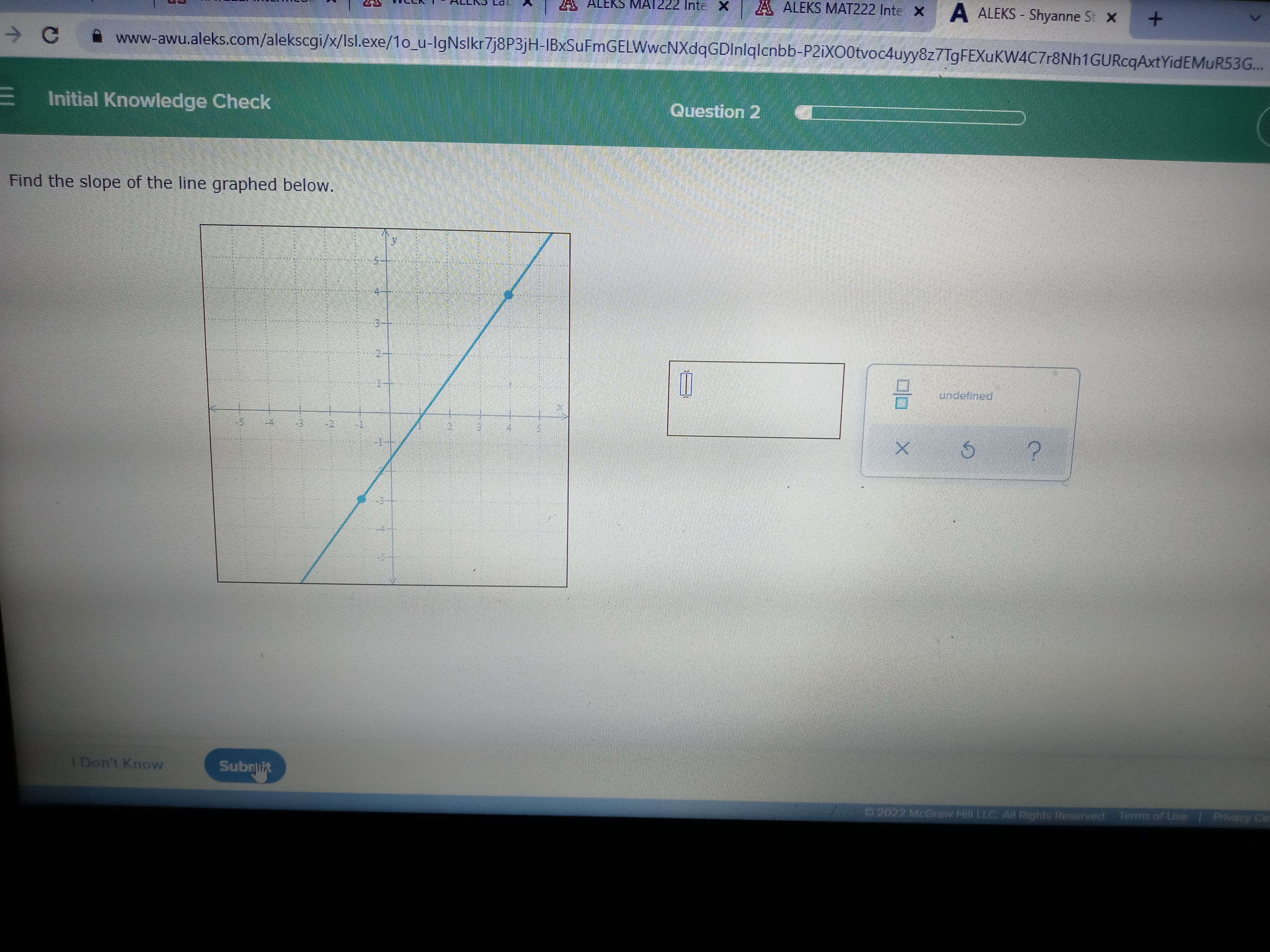 1222 Inte ZA ALEKS MAT222 Inte x A ALEKS -