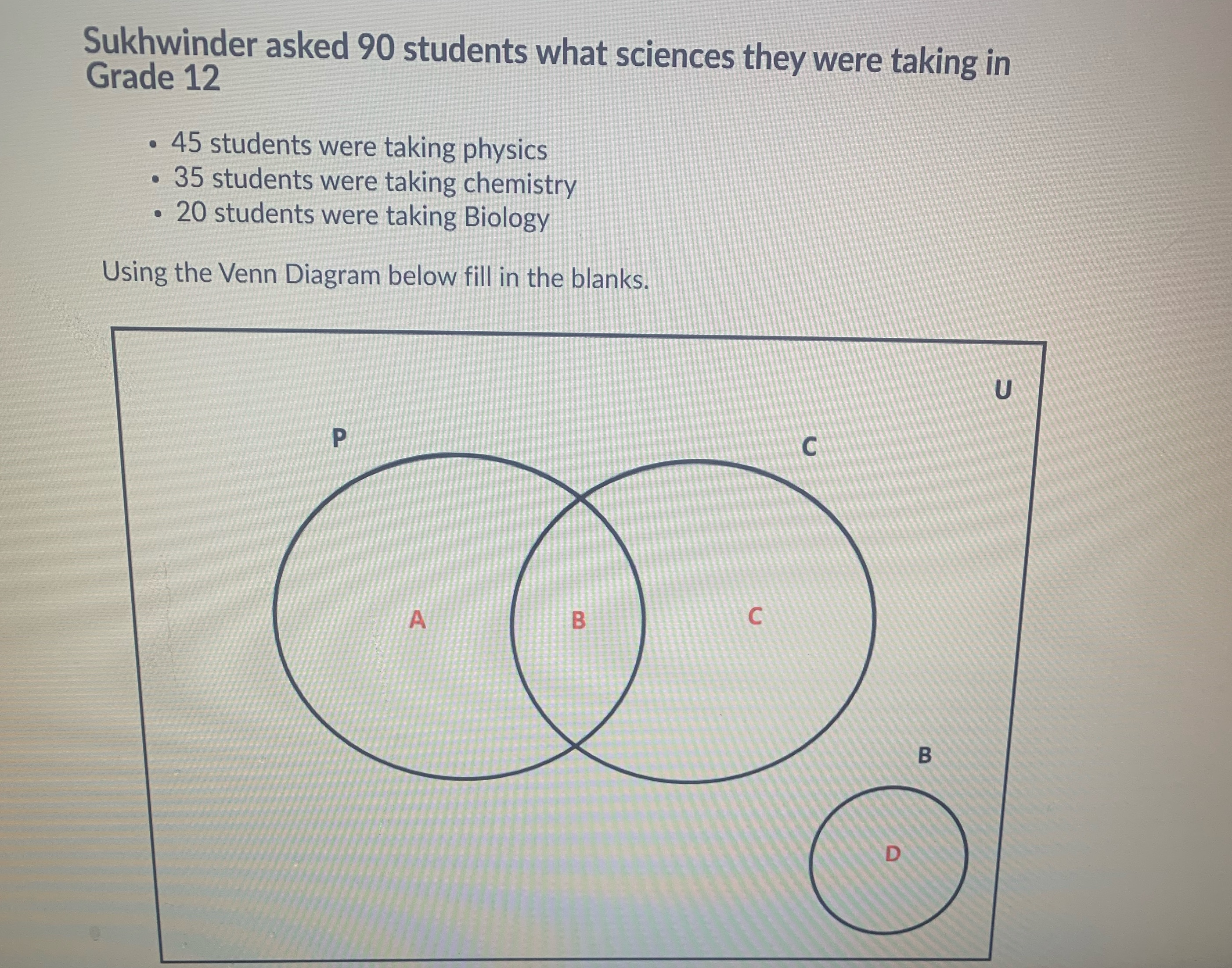 I need to find out what b is but I don't