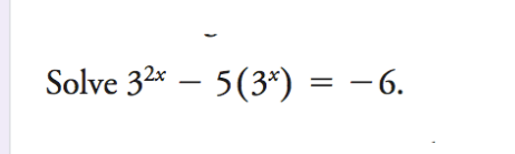 8. \fSolve 32x - 5 (3*) = -6.Write the correct