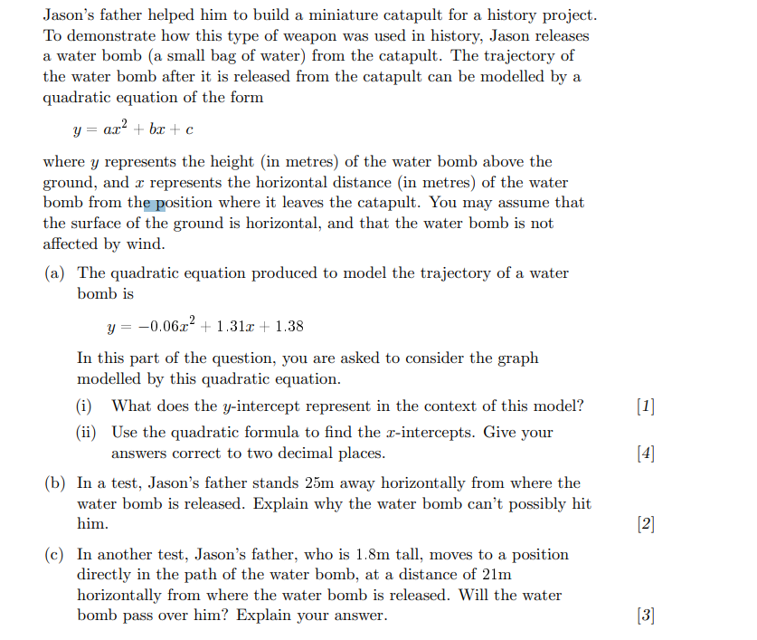 Jason's father helped him to build a miniature