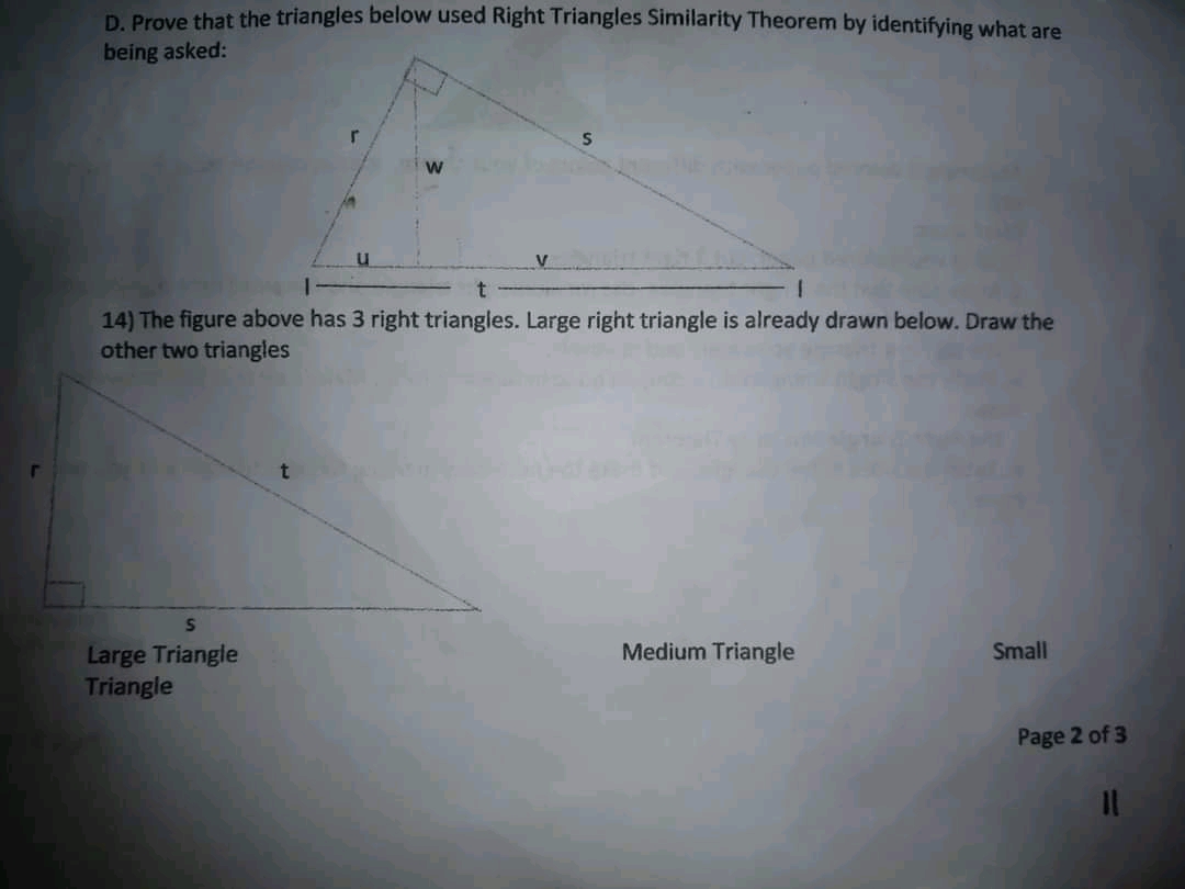 Please answer the following question D. Prove