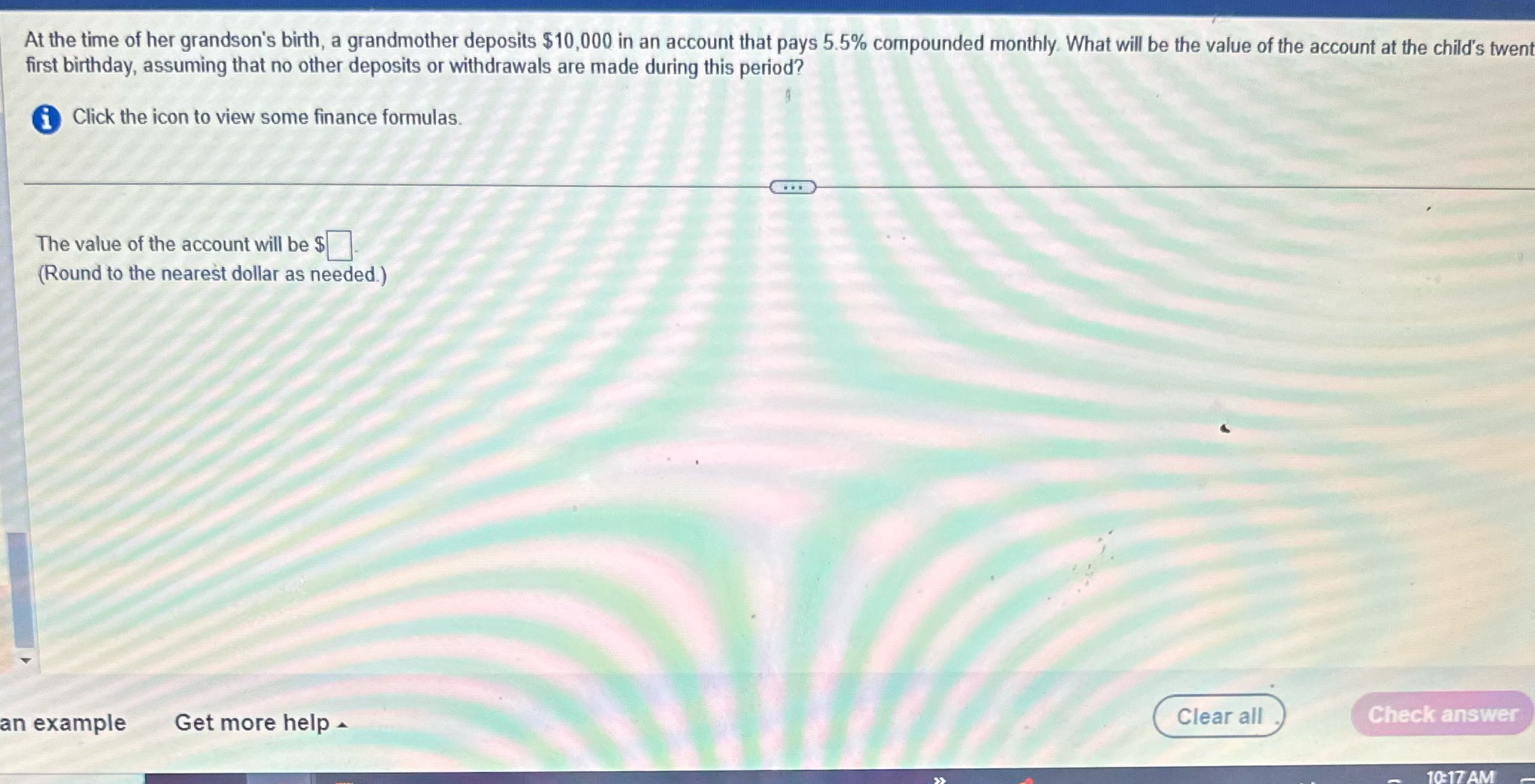 21st birthday. At the time of her grandson's