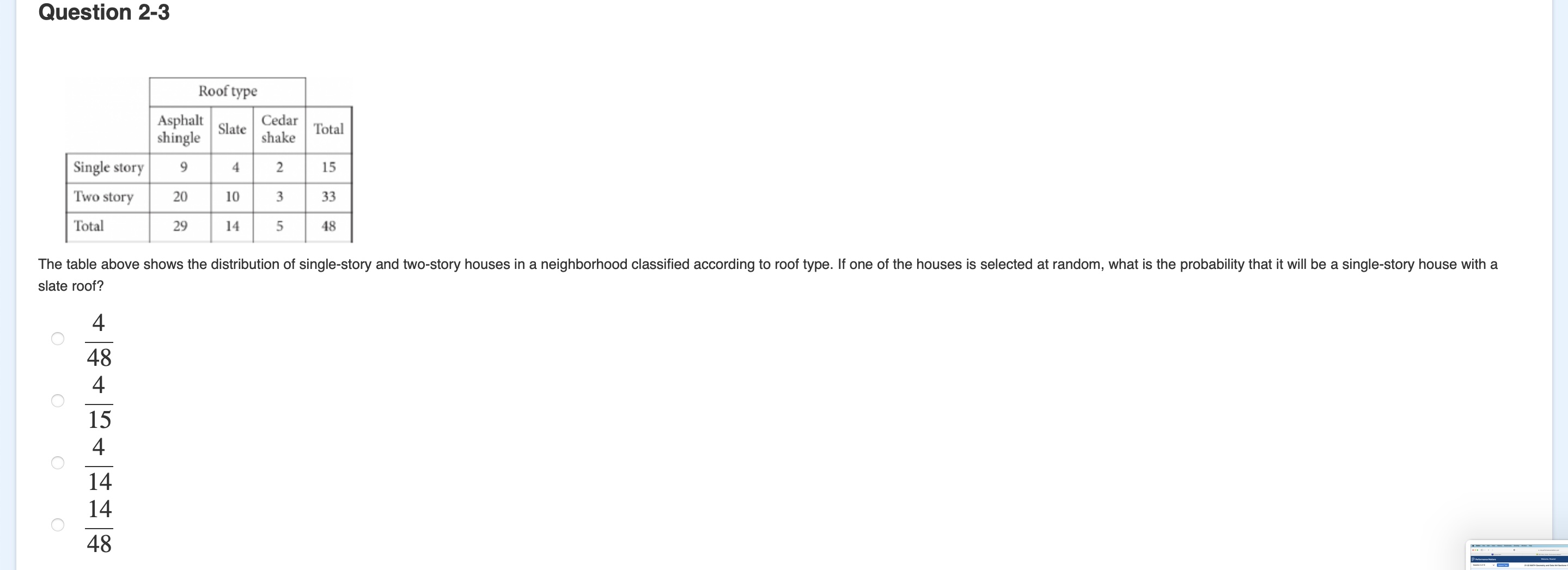 Question 2-1 A retail company has 50 large stores