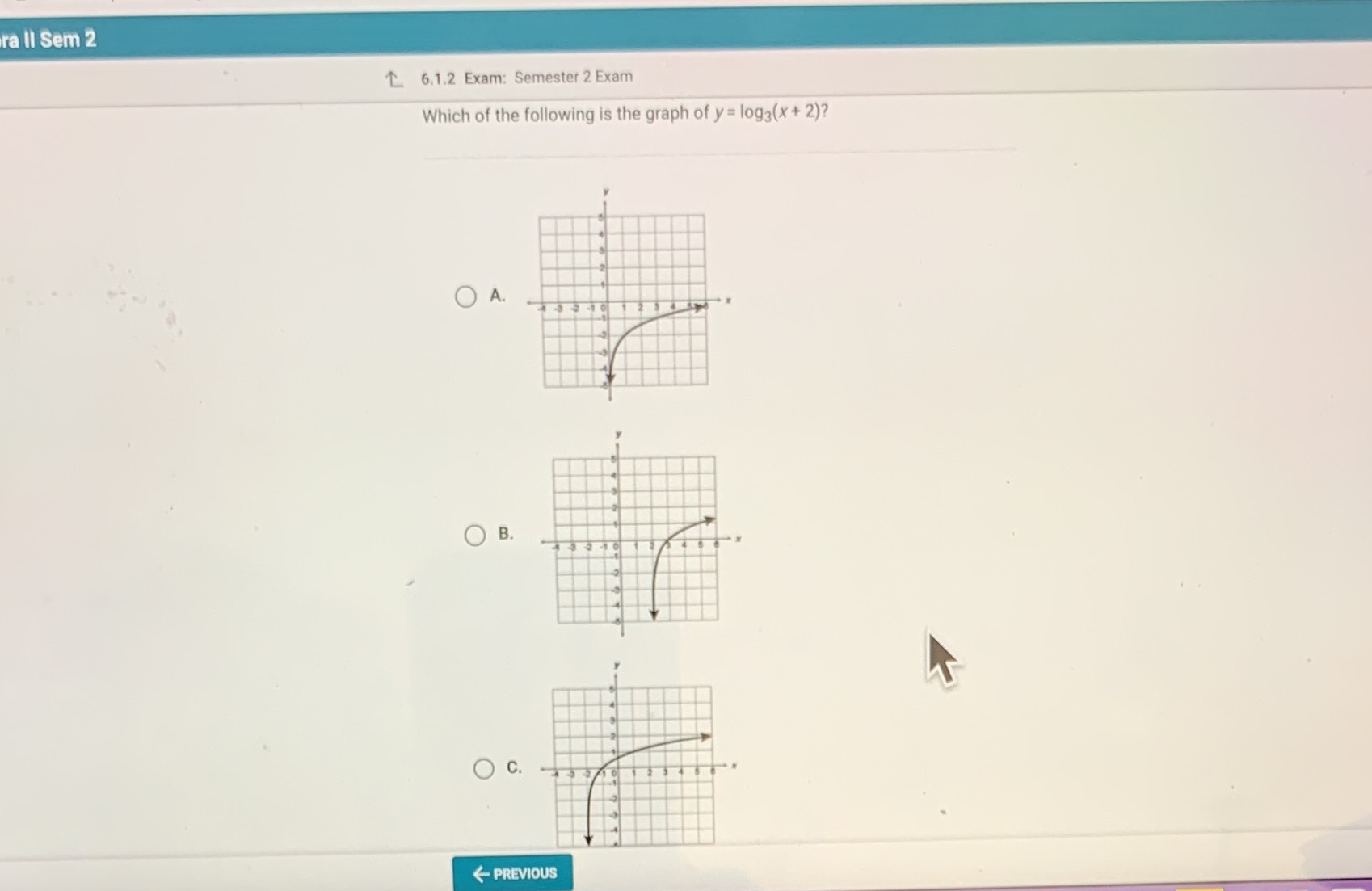 ra Il Sem 2 T 6.1.2 Exam: Semester 2 Exam Which