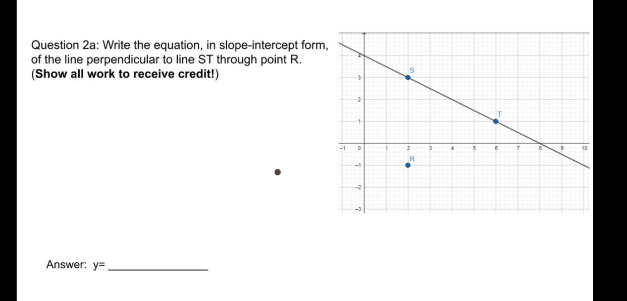 Question 23: Write the equation, in