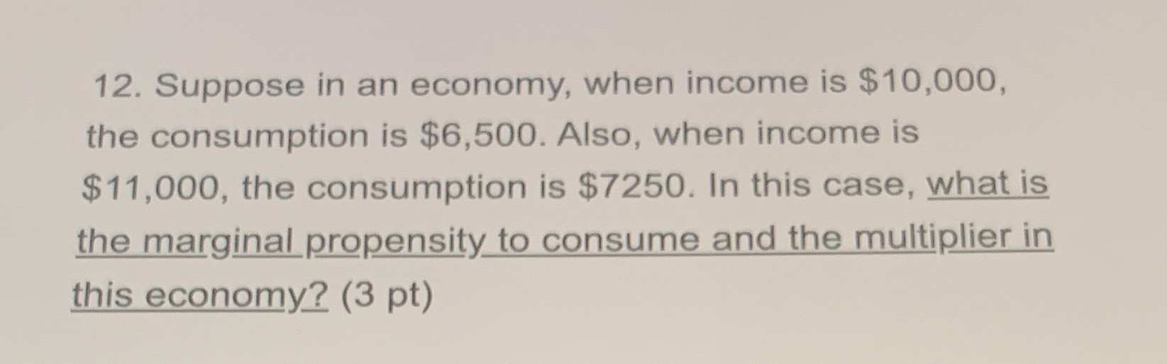 how do i solve this - pls help 12. Suppose in an