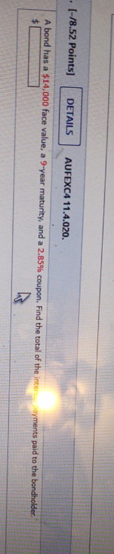 do not understand [-/8.52 Points] DETAILS AUFEXC4