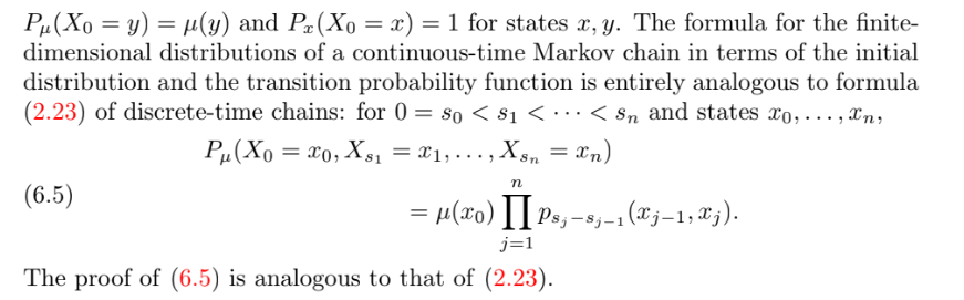 Exercise 6.1. Prove identity (6.5). Hint. Make