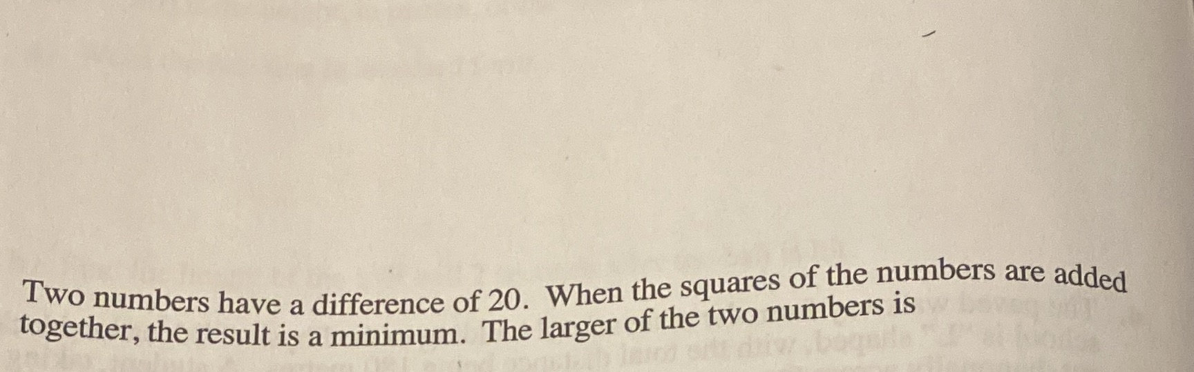 Please answer the question and show your work. I