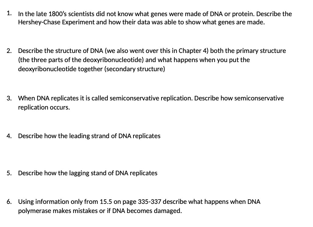 1. In the late 1800's scientists did not