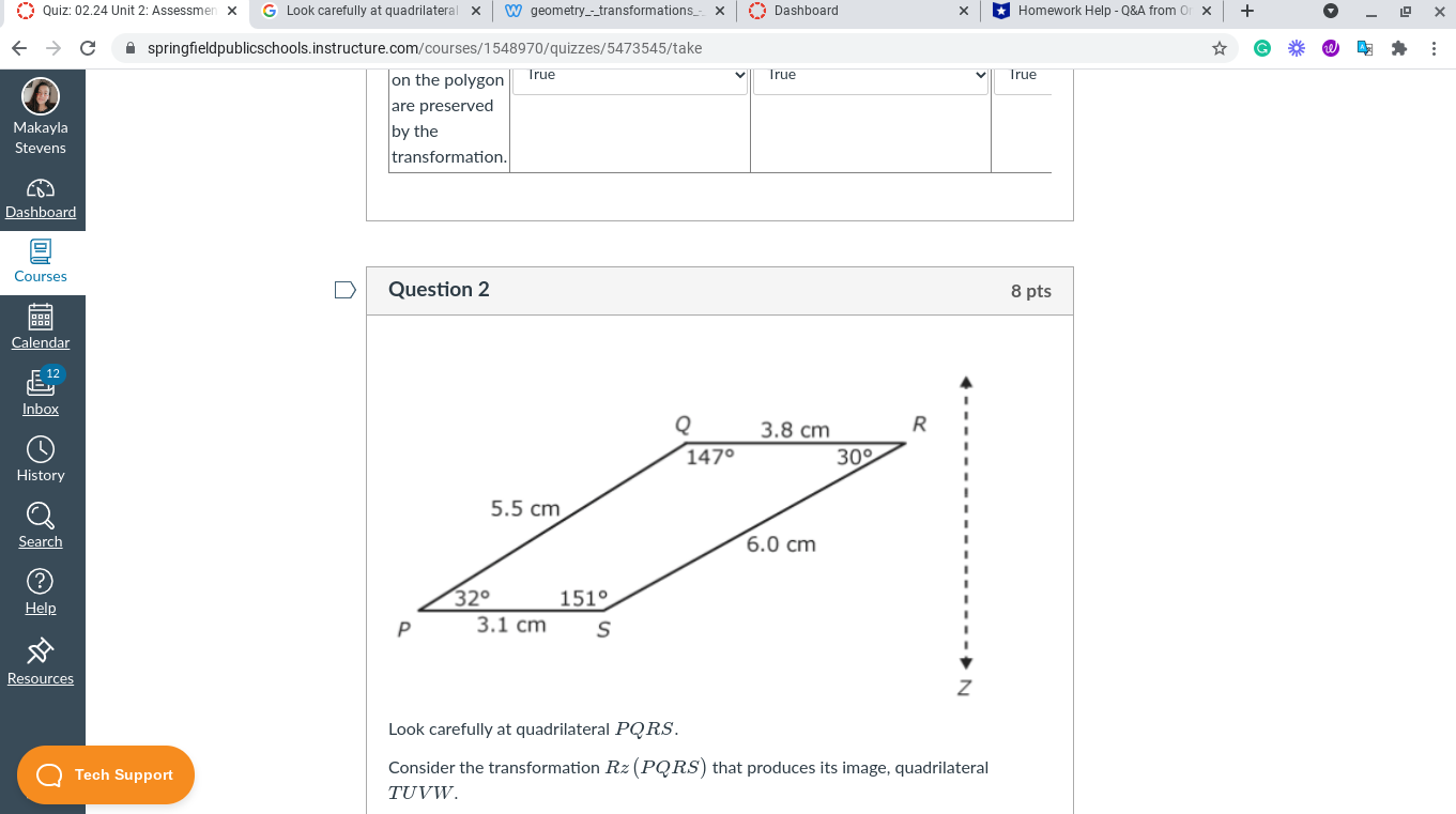 Quiz: 02.24 Unit 2: Assessmen x G Look carefully