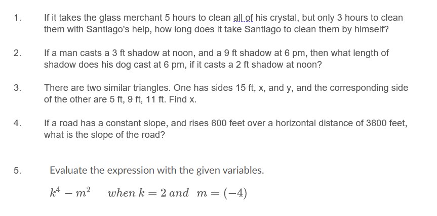 If it takes the glass merchant 5 hours to clean