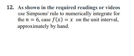 12. As shown in the required readings or videos