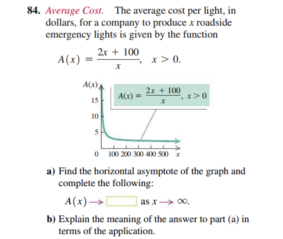 84. Average Cost. The average cost per light, in