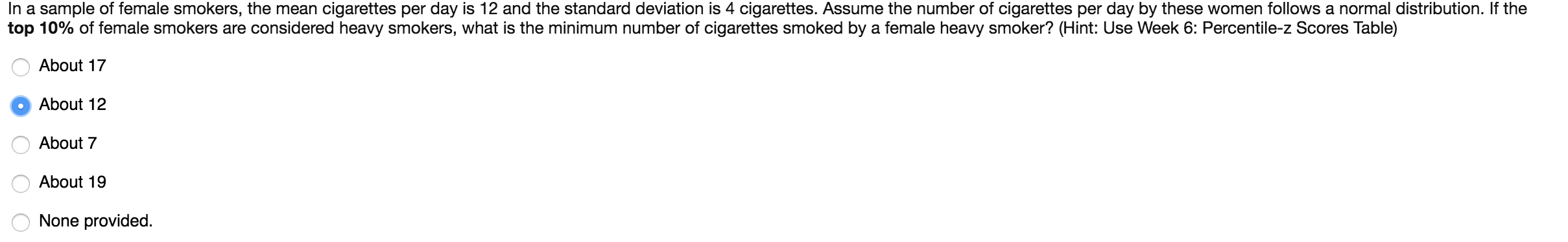 Need help with those 12 statistics multiple
