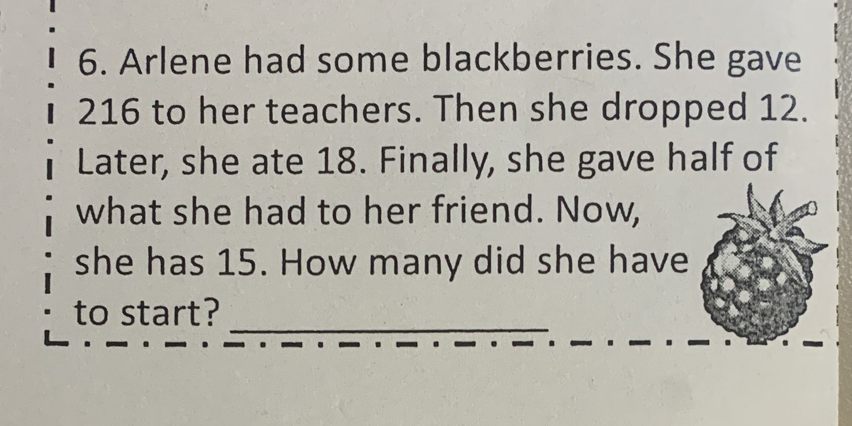 Need to see how to work out this problem the step