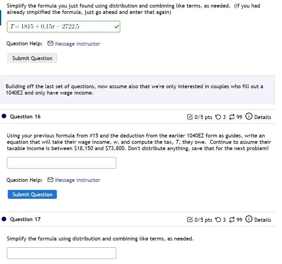 Simplify the formula you just found using